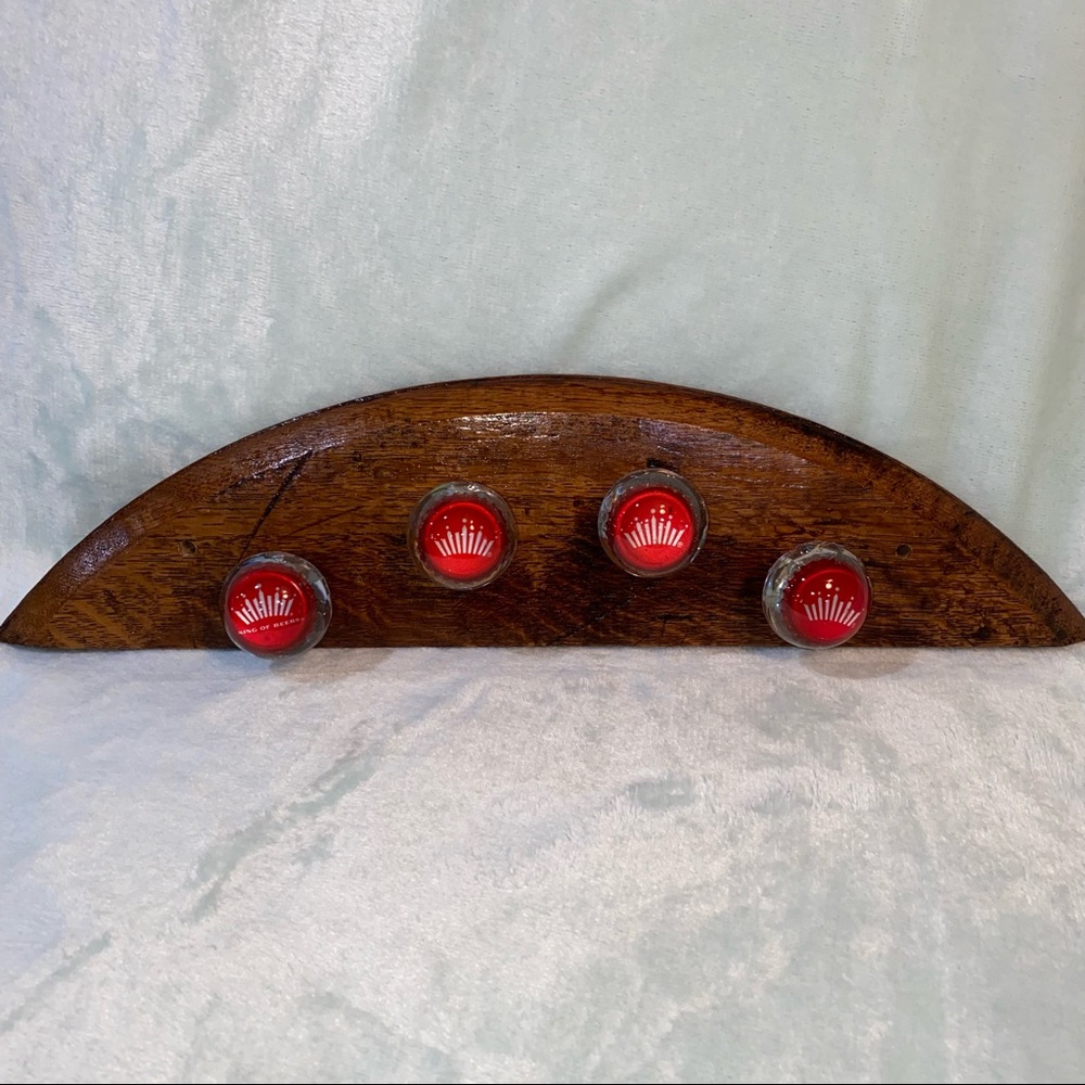 Kentucky bourbon barrel coat rack